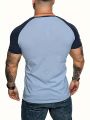 Men'S Color-Block Raglan Sleeve T-Shirt