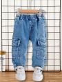 Baby Boys' Trendy And Comfortable Denim Jeans