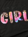 Tween Girl Letter Graphic Tee