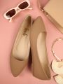 Minimalist Closed Toe Ballerina Flats