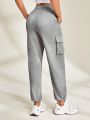 Daily&Casual Women's Comfortable Casual Workout Pants With Multiple Pockets