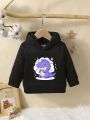 Baby Girl Cartoon Graphic Hoodie