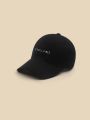 Letter Graphic Baseball Cap Casual