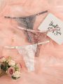 3pack Floral Lace Panty