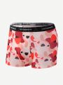 3pcs/set Men's Boxer Briefs With Letter Print Waistband