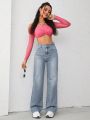 Women's Wide Leg Denim Pants