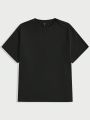 SHEIN Extended Sizes 3pcs Men Plus Solid Round Neck Tee