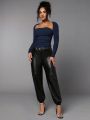 SHEIN BAE Solid Ruched Tube Top With Bolero