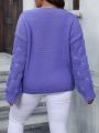 SHEIN Essnce Plus Drop Shoulder Sweater
