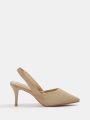 Everyday Collection Minimalist Stiletto Slingback Pumps