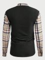 SHEIN Men Plaid Print Shirt