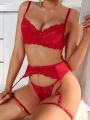 Classic Sexy Valentine's Day Style Sexy Garter Lingerie Set