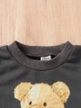 Baby Boy Bear Print Sweatshirt