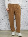 SHEIN Men Slant Pocket Straight Leg Pants