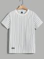 Manfinity Hypemode Men's Knit Casual Striped T-shirt