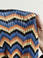Armand Women'S Knit Sweater Cami Striped Dress