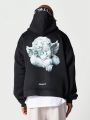 SUMWON Overhead Hoodie With Hood And Back Print