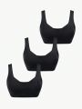 Yoga Basic Women's Wire-Free Sports Bra With Removable Pads