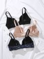 3pcs/Set Women's Underwire Bra