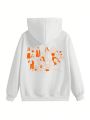 Yillustrations Women'S Hooded Regular Fit Loose Sweatshirt