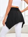 Daily&Casual Women's Sporty Short Skirt With Knotted Waist