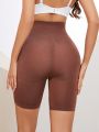 Women'S Solid Color High Waist Tummy Control Shapewear Panties