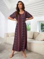 Geo Print Nightdress