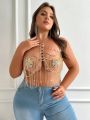 Plus Size Chain Necklace Bra Accessories