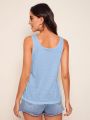 SHEIN Essnce Solid Tank Top