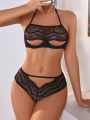 SHEIN Lace Sexy Lingerie Set For Women