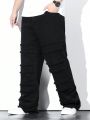 Men Plus Raw Trim Straight Leg Jeans