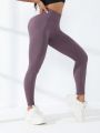 Seamless Wide Waistband Sports Leggings