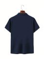 Manfinity Homme Men's Polo Shirt With Patch Detail