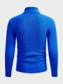 Manfinity Men Solid Turtleneck Sweater