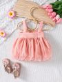 Baby Girl's Cute Bow Decorated Bud Dress