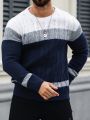 Men'S Color-Blocking Sweater