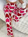 Umamao Estudio Women'S Heart Print Pyjama Bottoms