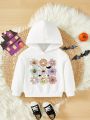 Baby Girl Floral Print Hoodie