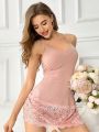 Patchwork Lace Sexy Nightdress/Sleepwear