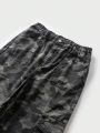 Teen Boy Camo Print Cargo Jeans