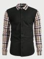 SHEIN Men Plaid Print Shirt