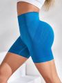 SHEIN Yoga Basic Women's Solid Color Sports Shorts