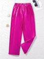 Big Girls' Solid Straight-Leg Pants