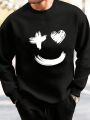 Men'S Sweatshirt With Funny Expression Print