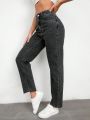 High Waist Mom Fit Jeans