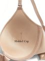 SHEIN Leisure Bra Strap With Lettering, Front Closure With Steel Ring