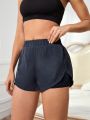 Absorbs Sweat Breathable Hollow Out Sports Shorts