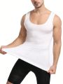 Men's Seamless Solid Color Body Shaping Vest