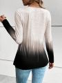 Ombre Long Sleeve T-Shirt