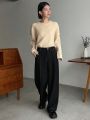 FRIFUL Women'S Straight-Leg Pants